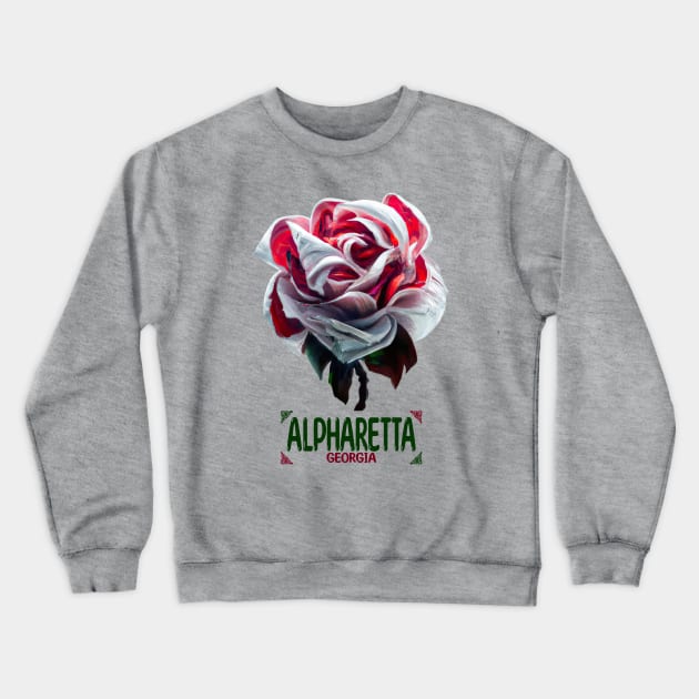 Alpharetta Georgia Crewneck Sweatshirt by MoMido